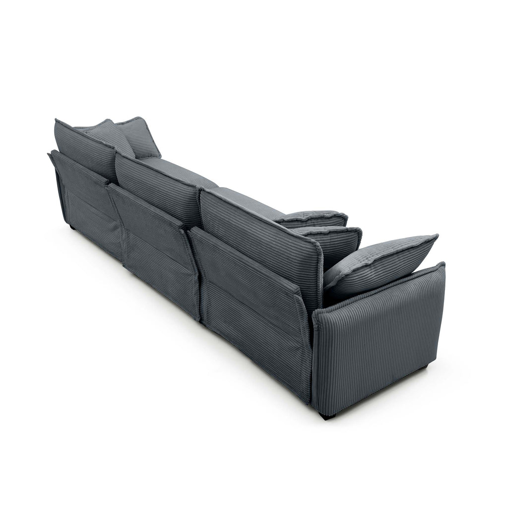 Family Sofa Set Deep Seat Sofa, Warm Sofa for Home Cinema and Living Room