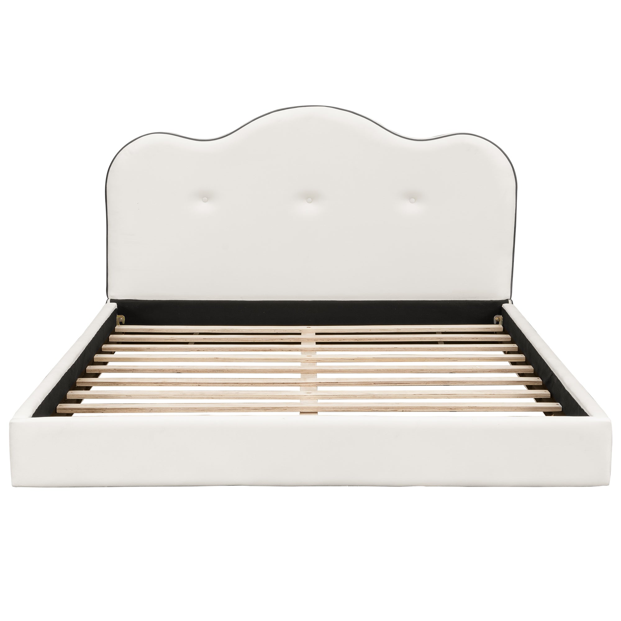 Queen Size Upholstered Platform Bed
