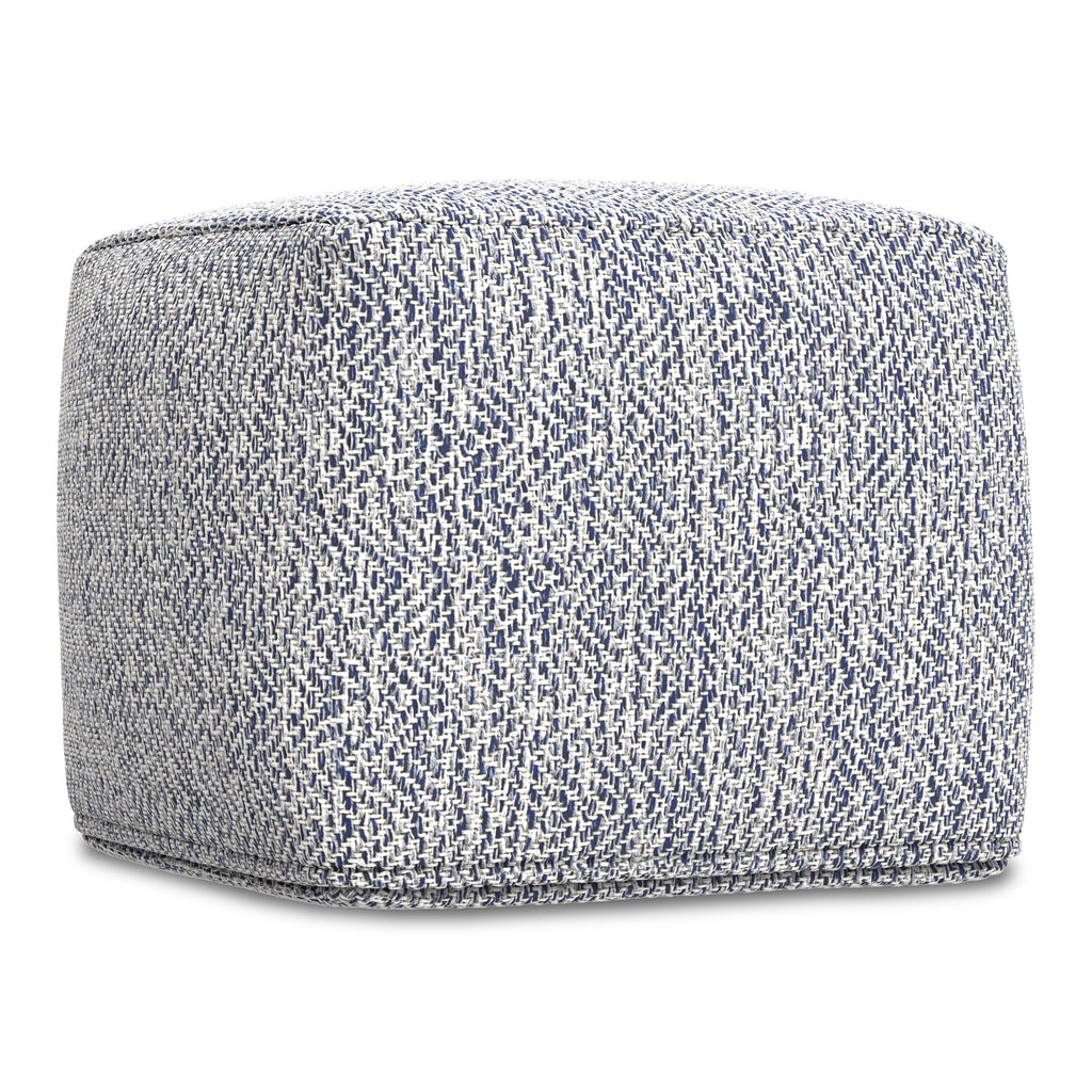 Nate 18 Inch Square Pouf