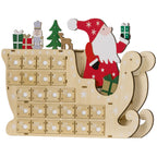 HOMCOM Christmas Advent Calendar with 24 Countdown Drawers