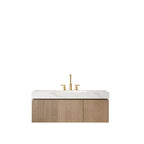 Muri 48" Bathroom Vanity & Sink, Floating Plywood Storage Cabinet