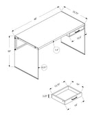 Modern Glossy White Computer Desk
