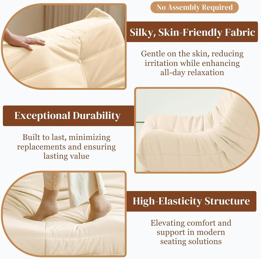 Luxury Accent Chair With Button-Tufted Detail