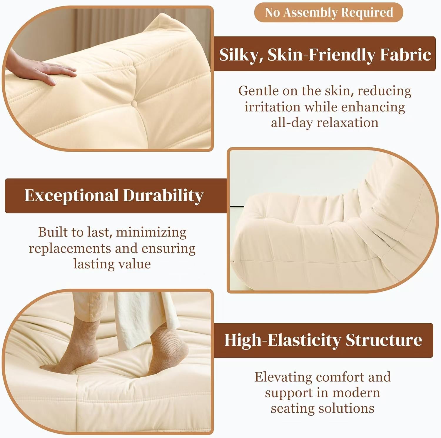 Luxury Accent Chair With Button-Tufted Detail