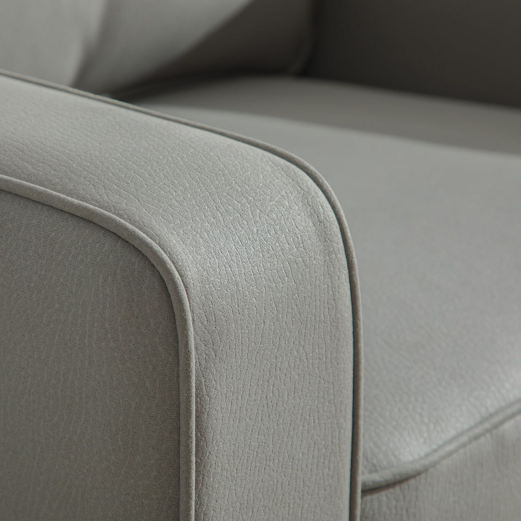 33.6" Upholstered 360° Swivel Armchair with Hidden Storage