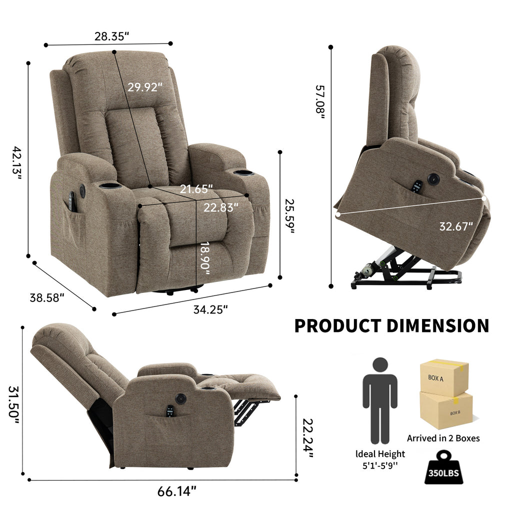 Comfortmax Infinite Position Power Lift Recliner Chair