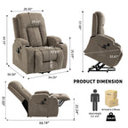 Comfortmax Infinite Position Power Lift Recliner Chair