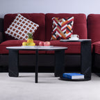 Set of 2 Round Nesting Coffee Tables