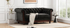 VIVALUX 59.44" Chesterfield Velvet Loveseat Sofa