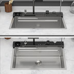 30" Kitchen Sink Waterfall Sink - Multifunction Single Bowl