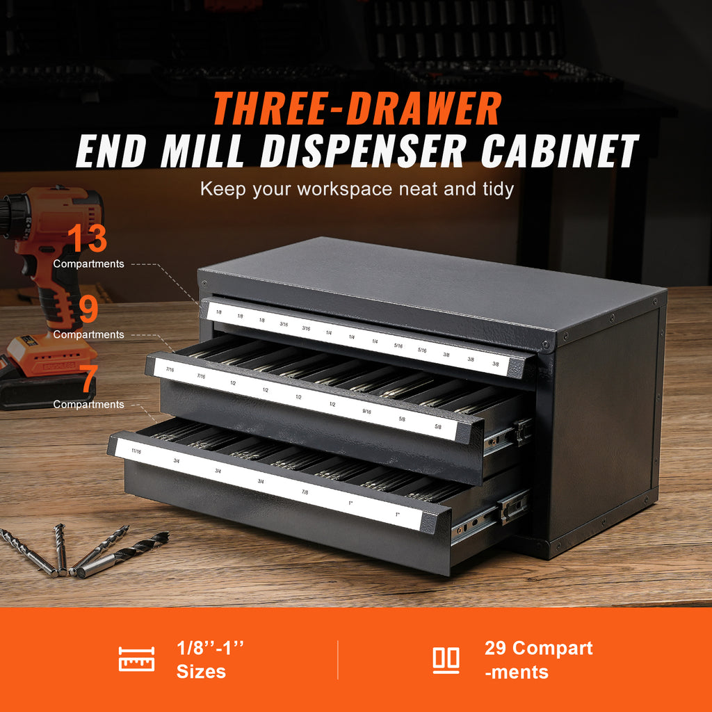 End Mill Dispenser Cabinet