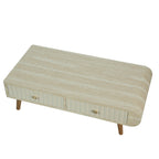 Coffee Table with Veneered Faux Marble Tabletop