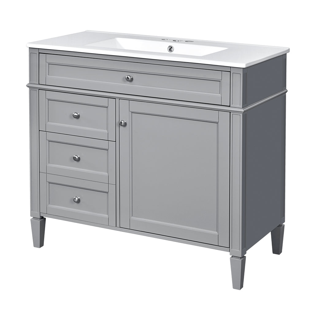 36'' Bathroom Vanity with Top Sink