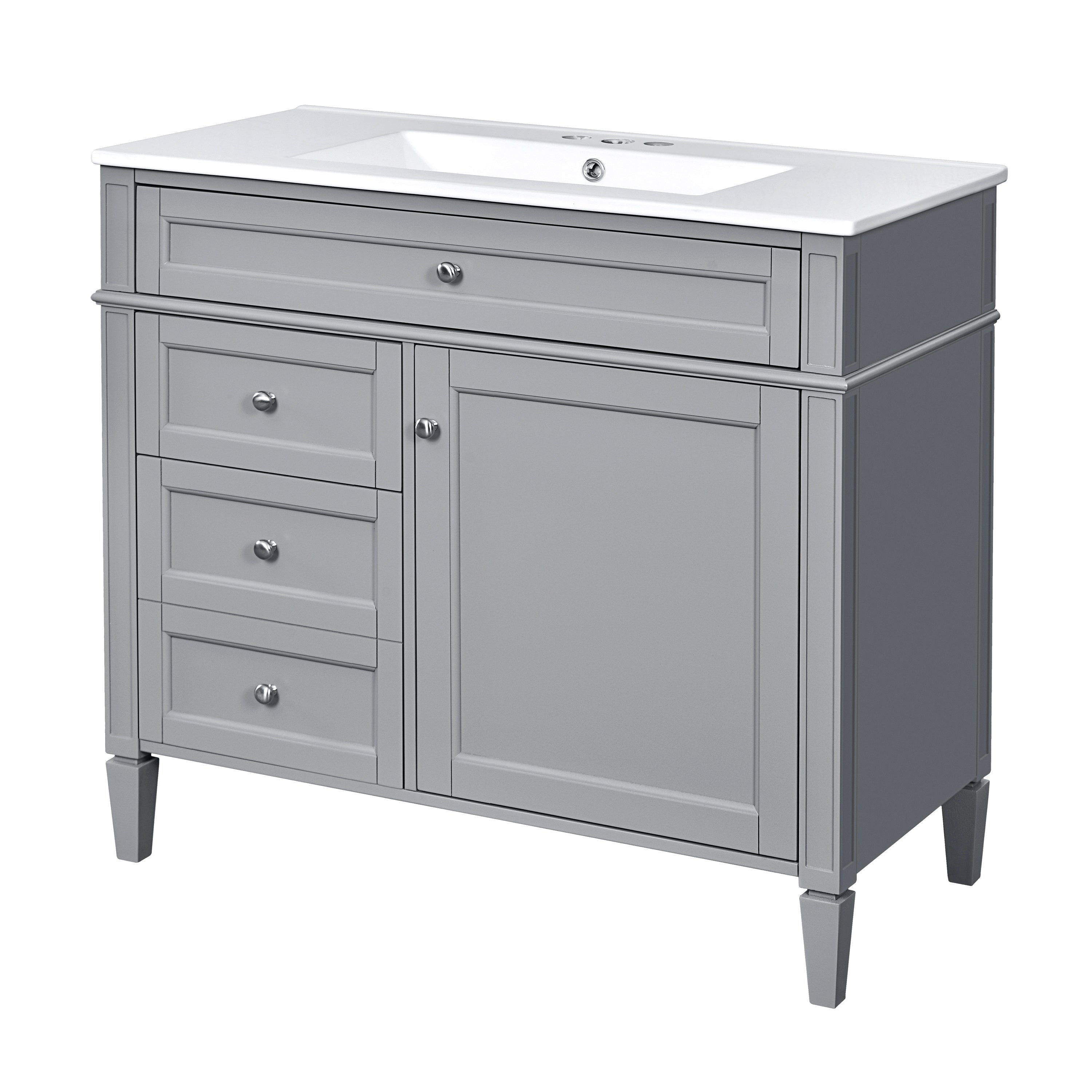 36'' Bathroom Vanity with Top Sink