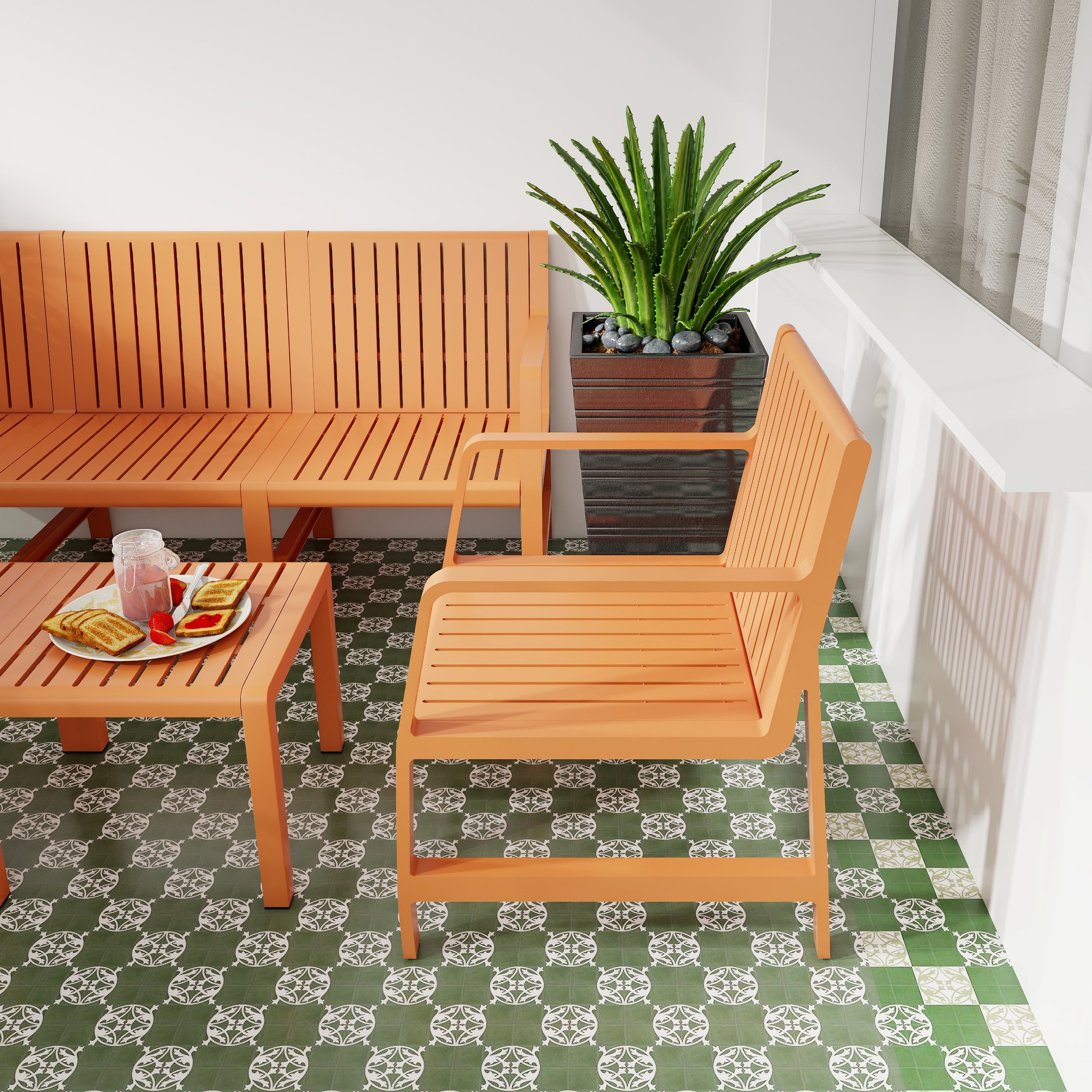 Summer 5-Piece Indoor/Outdoor Furniture Set