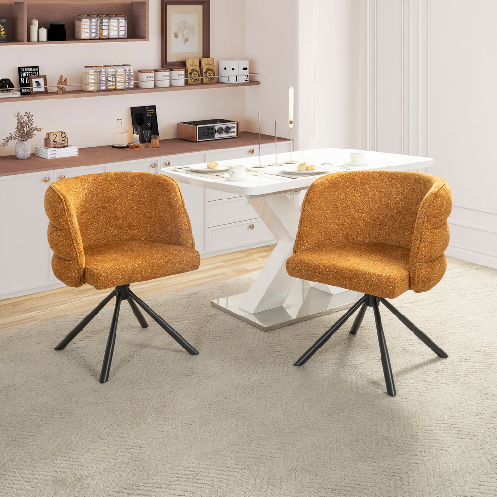 270° Swivel Home Office Desk Chairs Set of 2