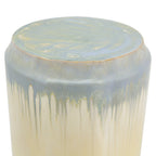 D13x18" Florence Reactive Glaze Ceramic Garden Stool
