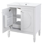 30" No Assembly Needed Vintage Bathroom Vanity