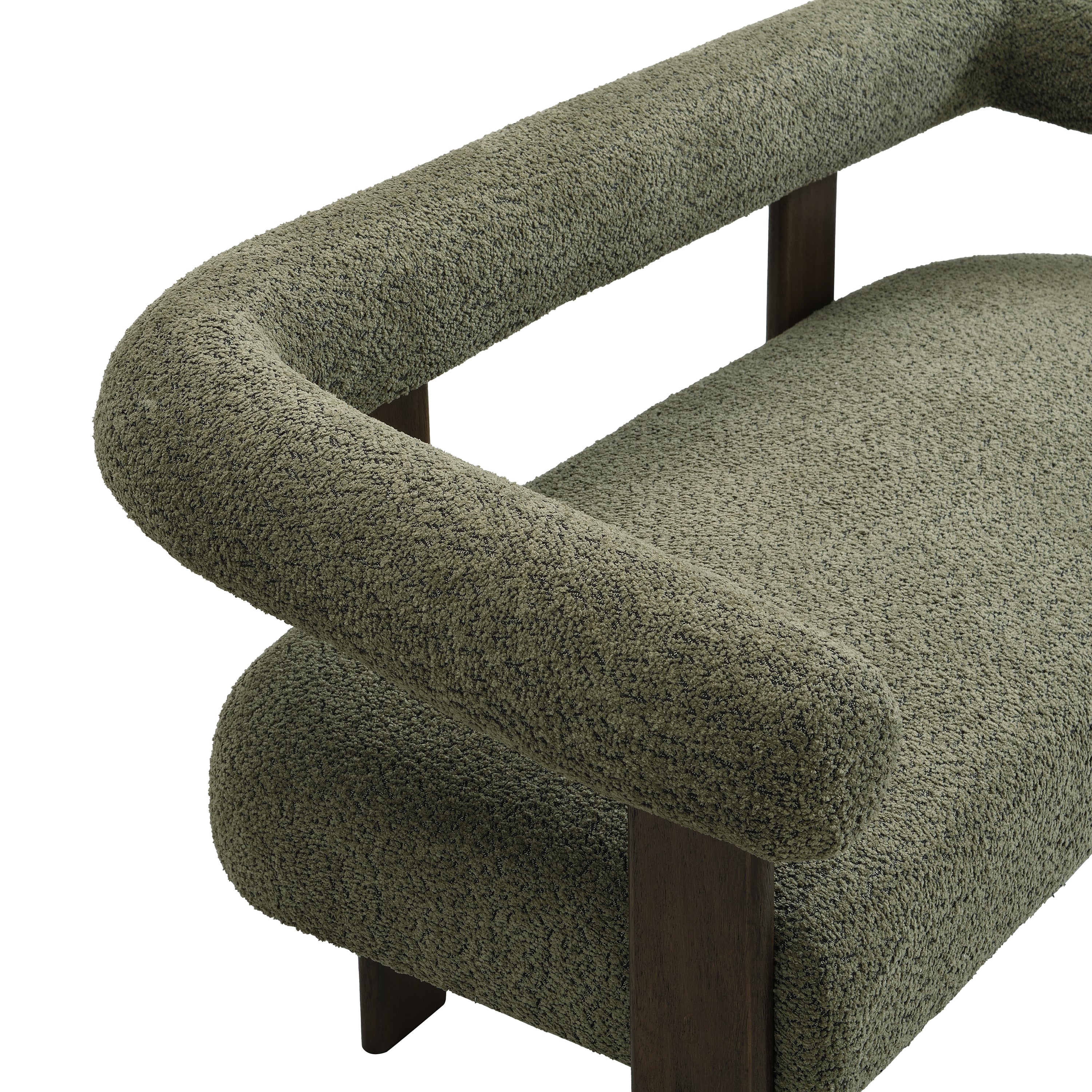 Round Armrest Loveseat