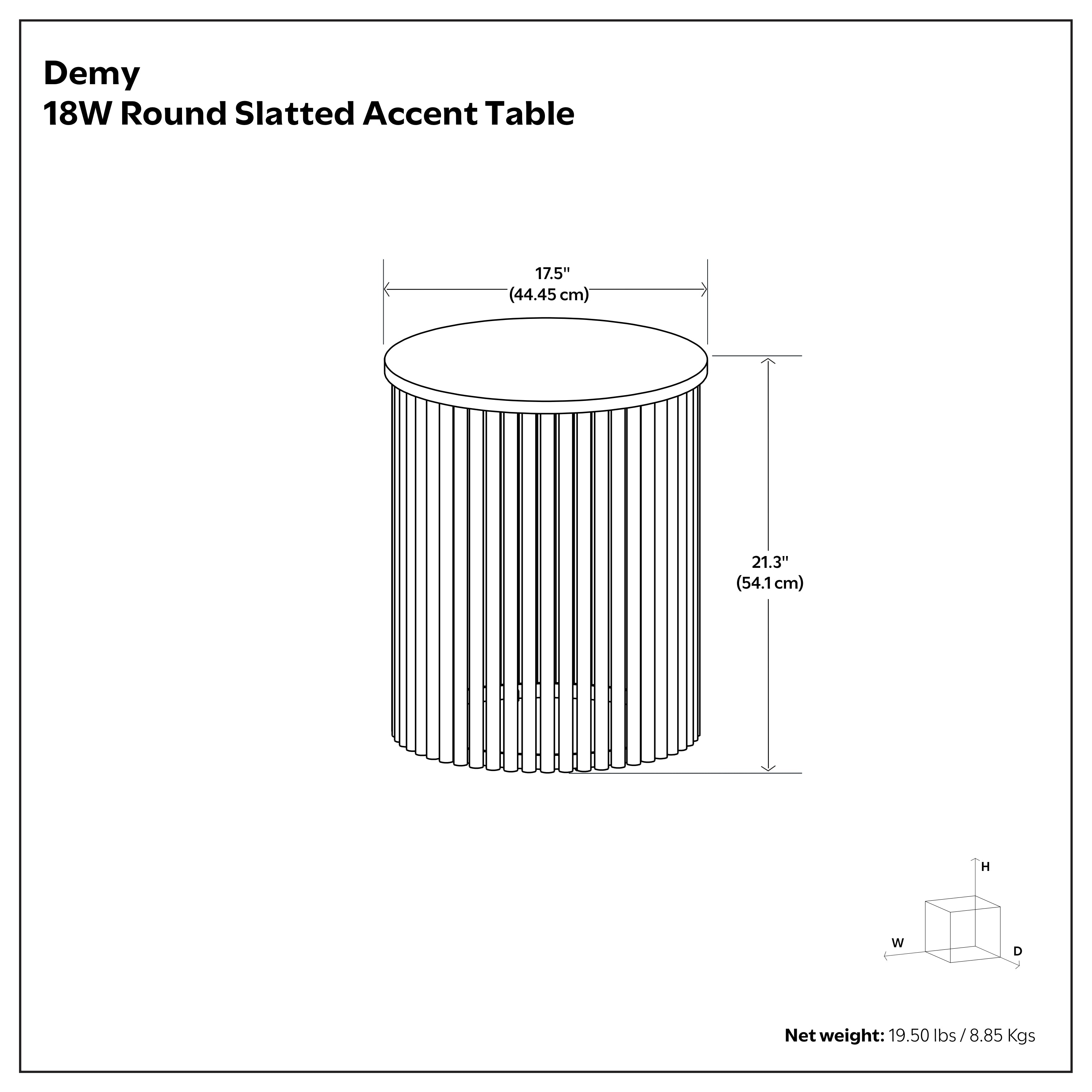 Demy Accent Table