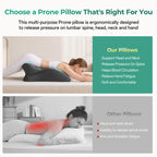 Memory Foam Ergonomic Wedge Pillow for Reading & Back Support