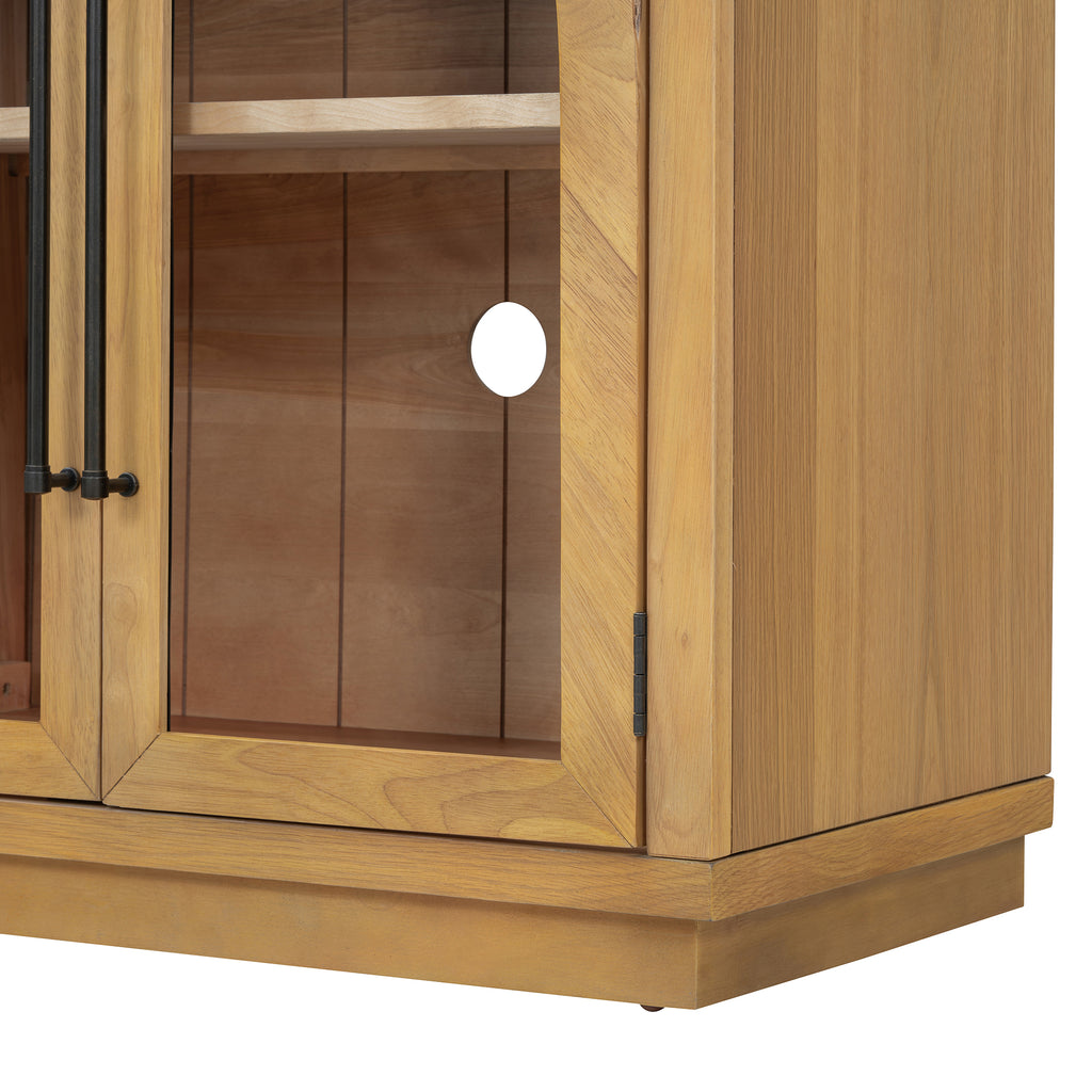 TREXM 4-Door Large Storage Sideboard Buffet Cabinet