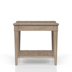 Sand Finished End Table With Storage Drawer
