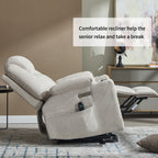 Up To 350 LBS Polyester Power Lift Recliner Chair
