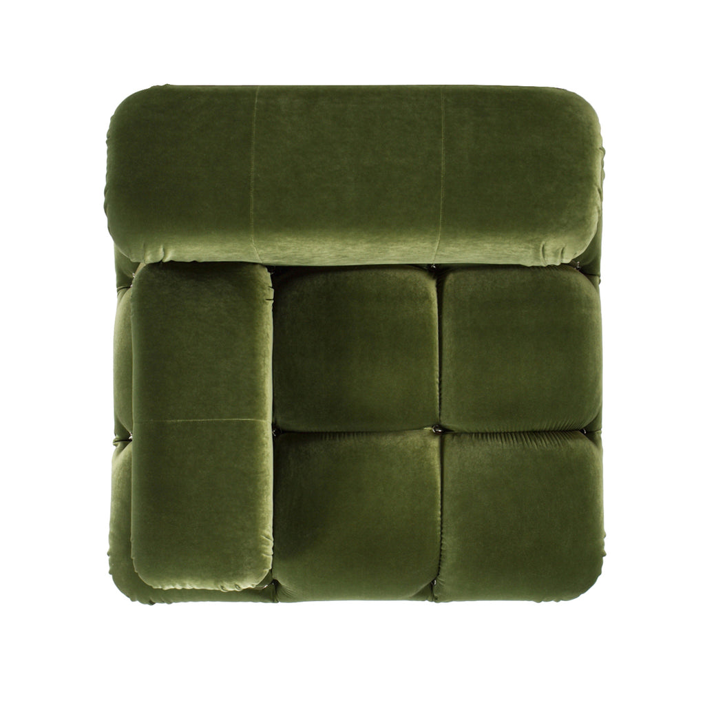 Marcel 36" Bubble Modular Modern Lounge Arm Chair, Olive