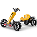 12V Electric Kids Pedal Go Kart - Yellow