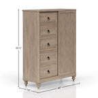 5 Drawer Door Chest