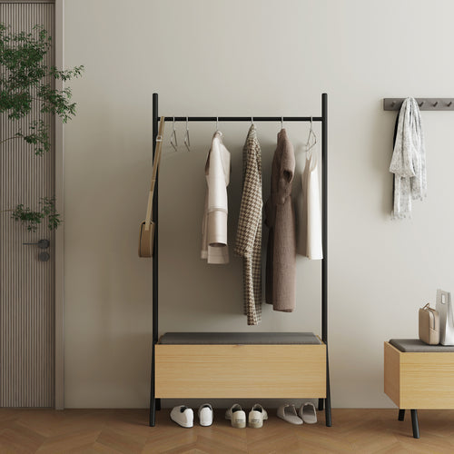 Modern Paloma Open Hanging Closet with Storage