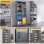 Gray And Heavy Duty Storage Cabinet