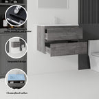 24 Inch Floating Bathroom Vanity with Sink