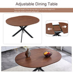 Extendable Round Dining Table (43" to 54")