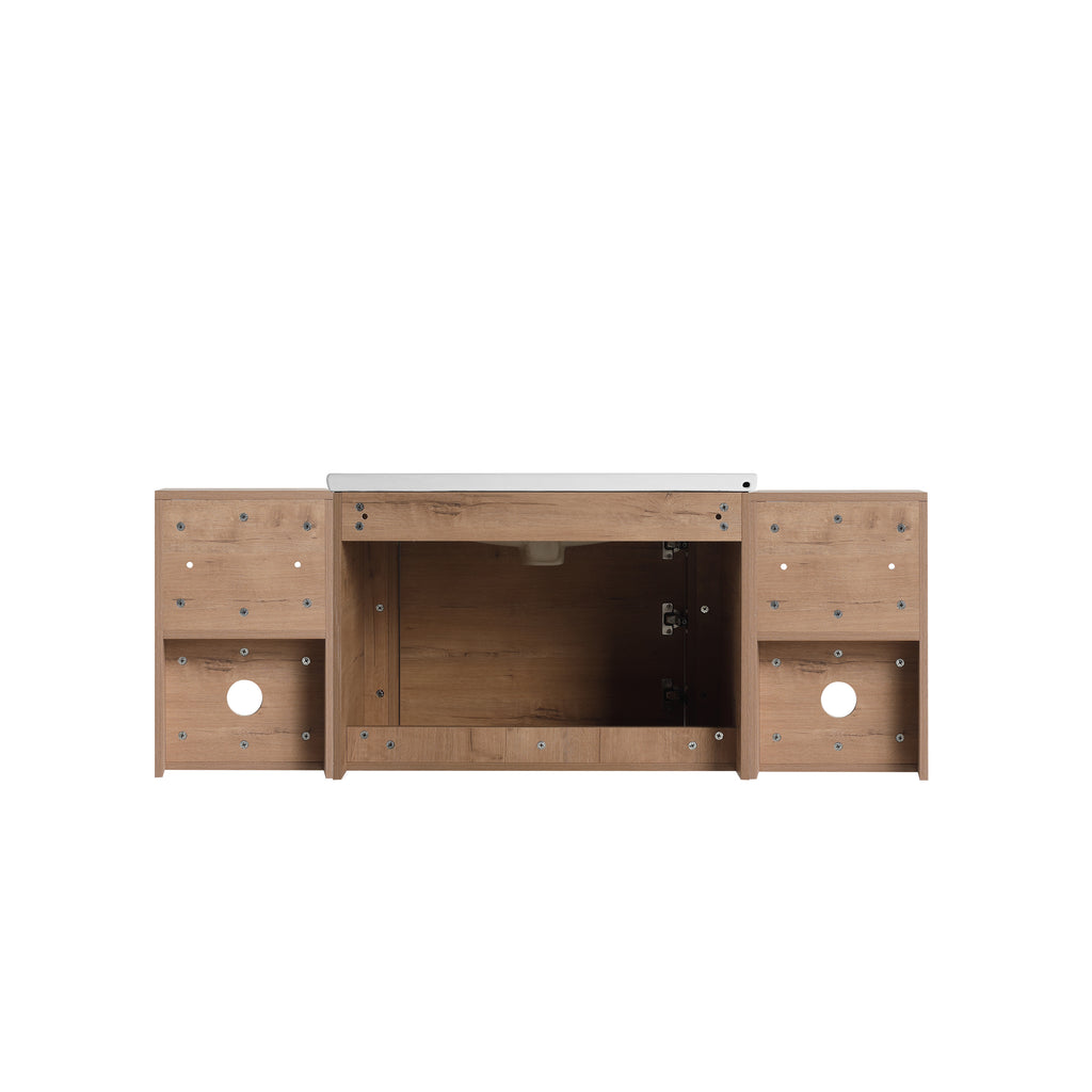 52'' Wall-Mounted Bathroom Vanity