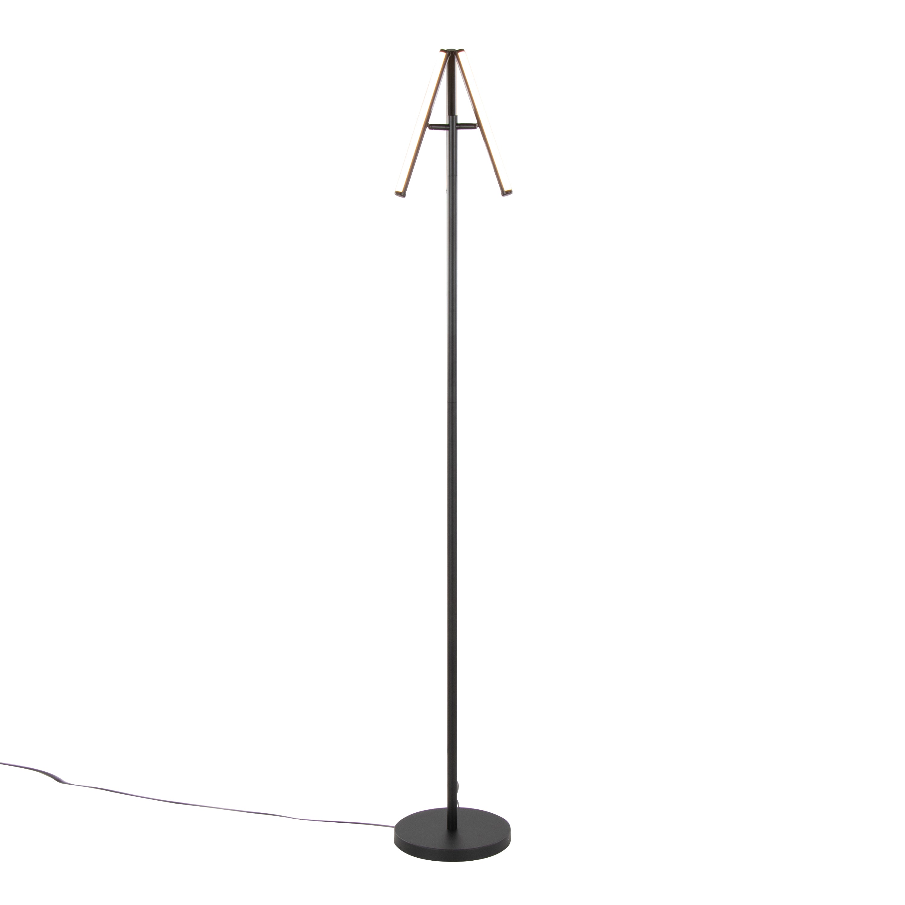 Icicle 65" Modern Swivel Floor Lamp