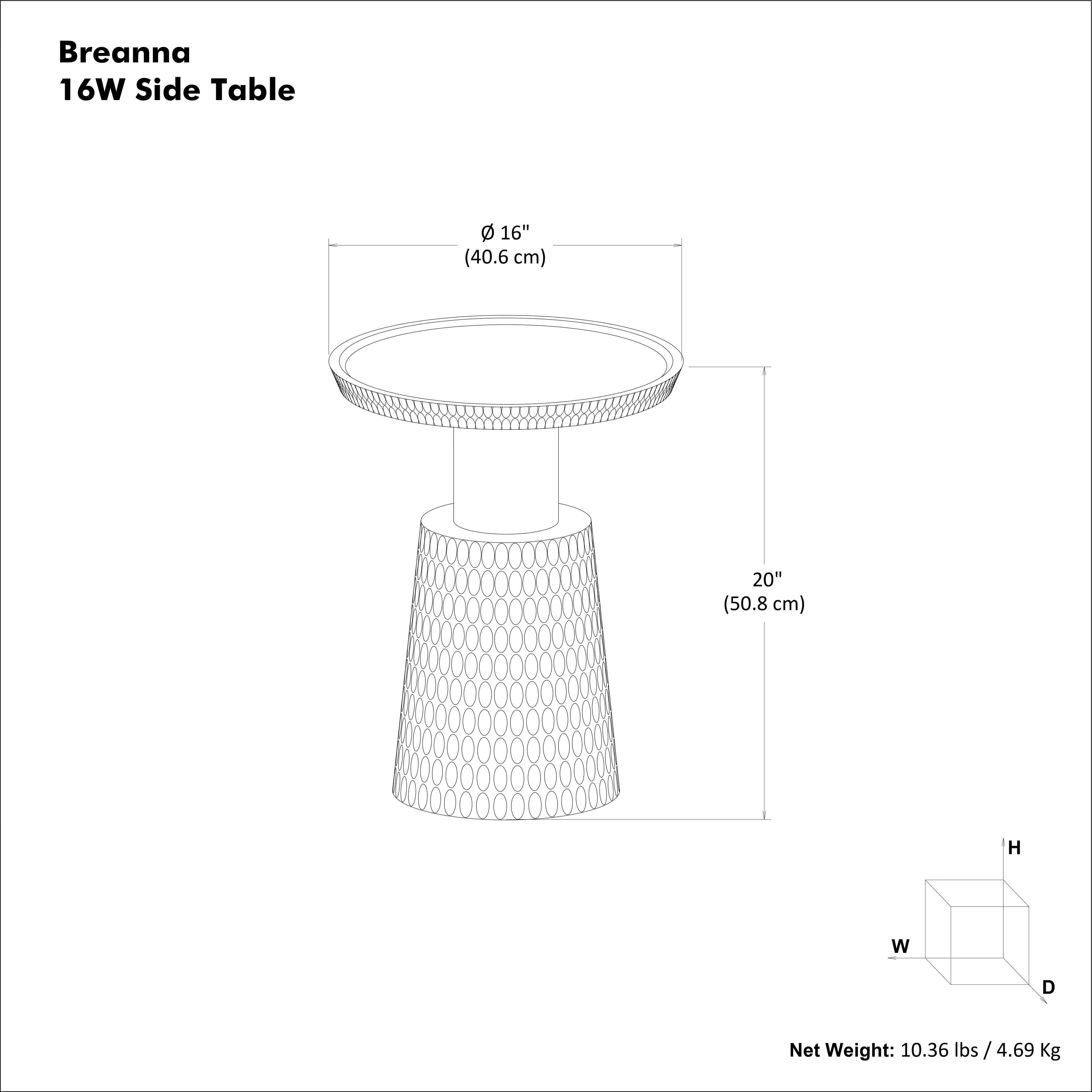 Breanna Side Table