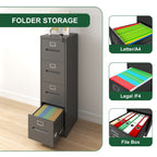 4 Drawer File Cabinet with Lock