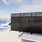 Metal Privacy Screens 72" H x 43.3" W