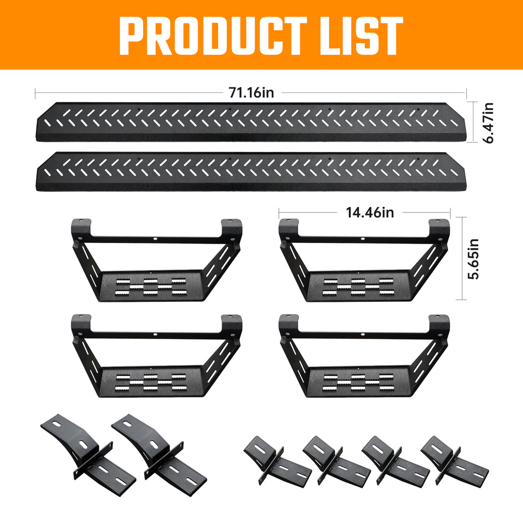 Ford Bronco 4 Door 2021-2026 Running Boards