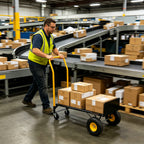 Dual Purpose Hand Truck Dolly Cart with Swivel Wheels