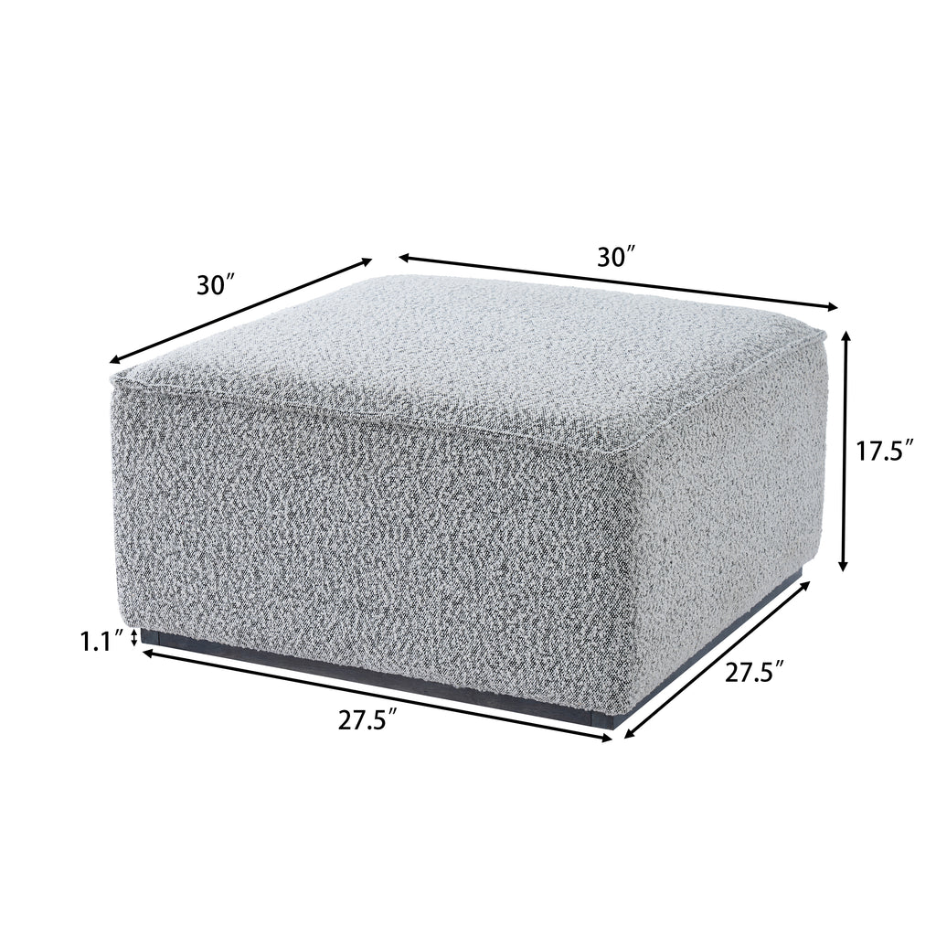 Square Upholstered Ottoman