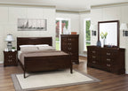 Cappuccino Queen Sleigh Bed