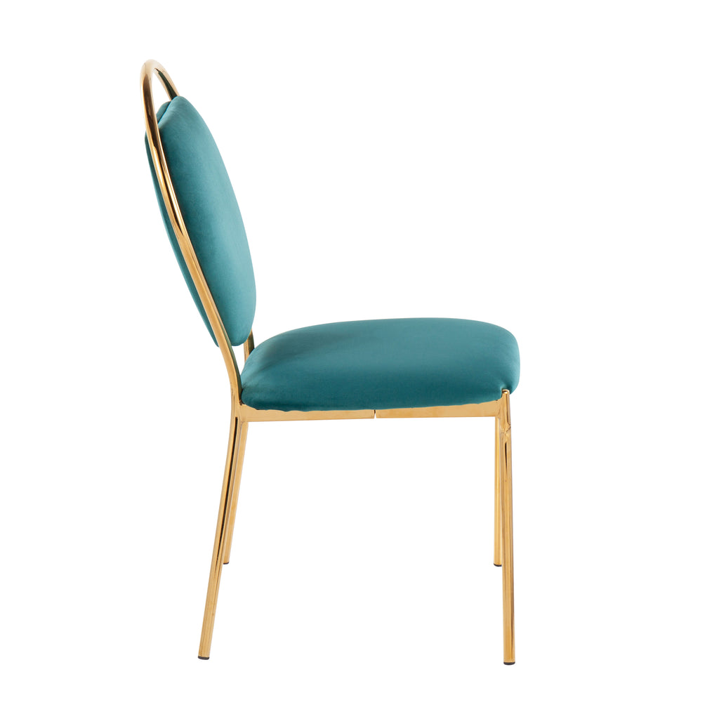 Contemporary Dining Chair in Velvet