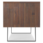 Lowry 72 Inch Wide Solid Wood TV Stand in Distressed