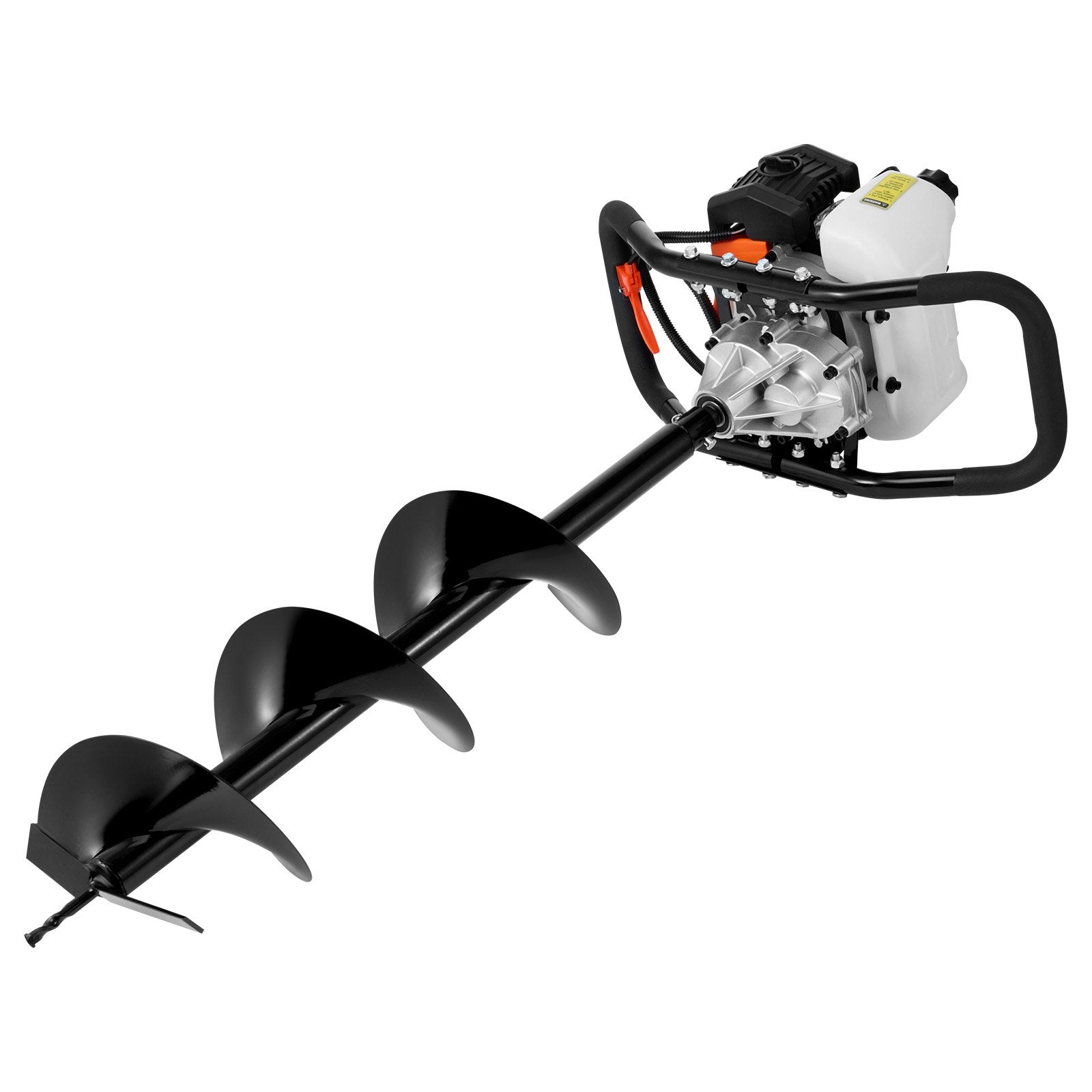 Gas Post Hole Digger 52CC 1450W with 8" Drill Bits & 1 Extension Rod