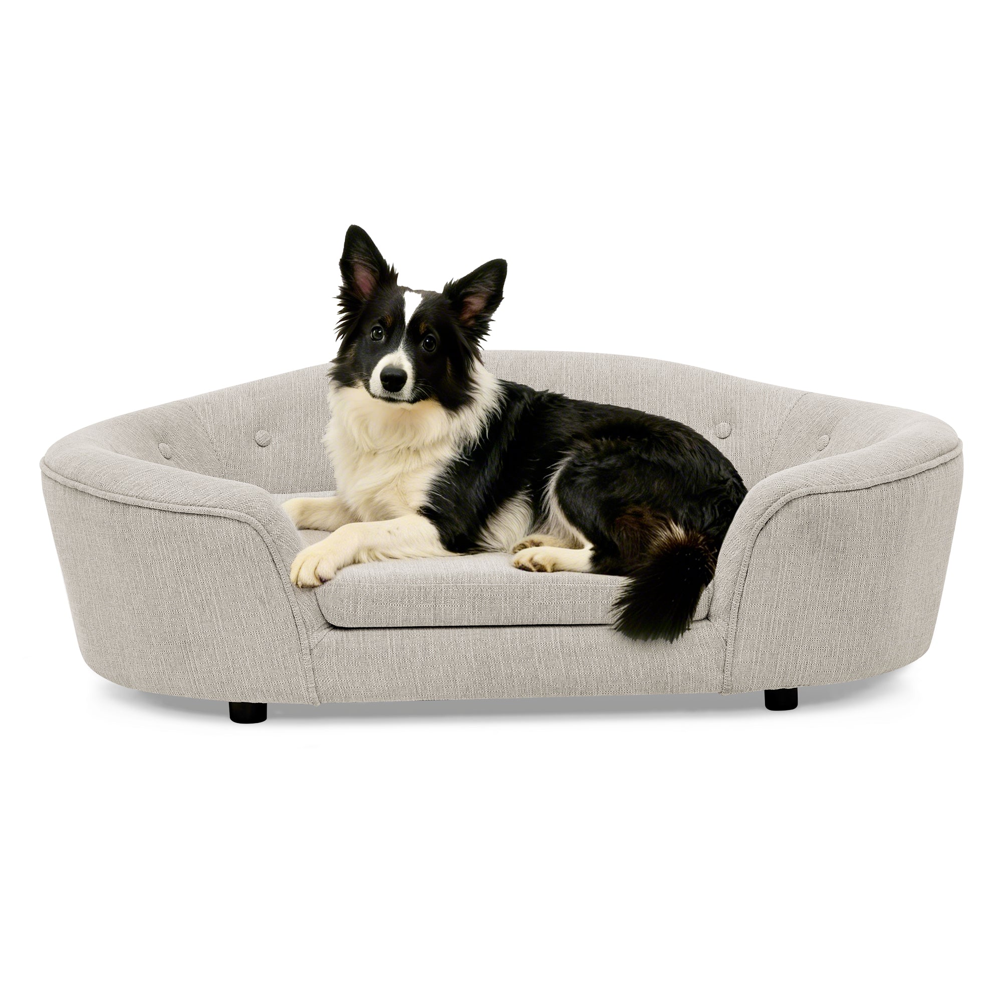 Oversized Oval Semi-Enclosed Dog Sofa
