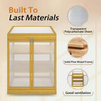 Wooden Cold Frame Greenhouse for Outdoor Gardening