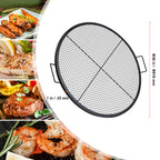 X-Marks Fire Pit Grill Grate - Round Cooking Grate - 36 Inch